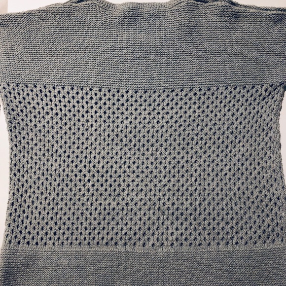 Theory Perforated Crewneck Sweater Size Med EUC - Picture 2 of 7